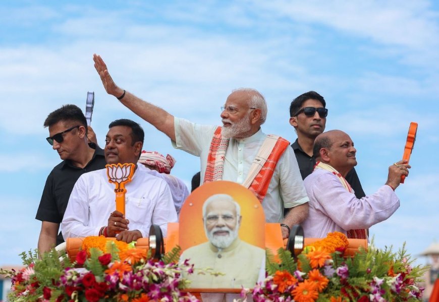 Puri turns saffron as Modi leads spirited roadshow