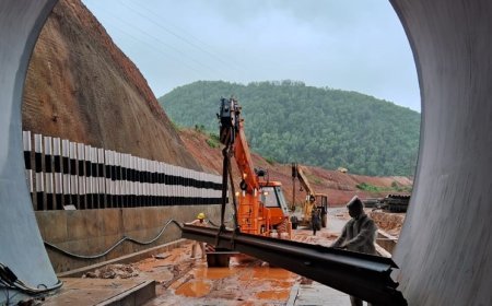East Coast Railway adopts advanced ballastless track technology in tunnel construction