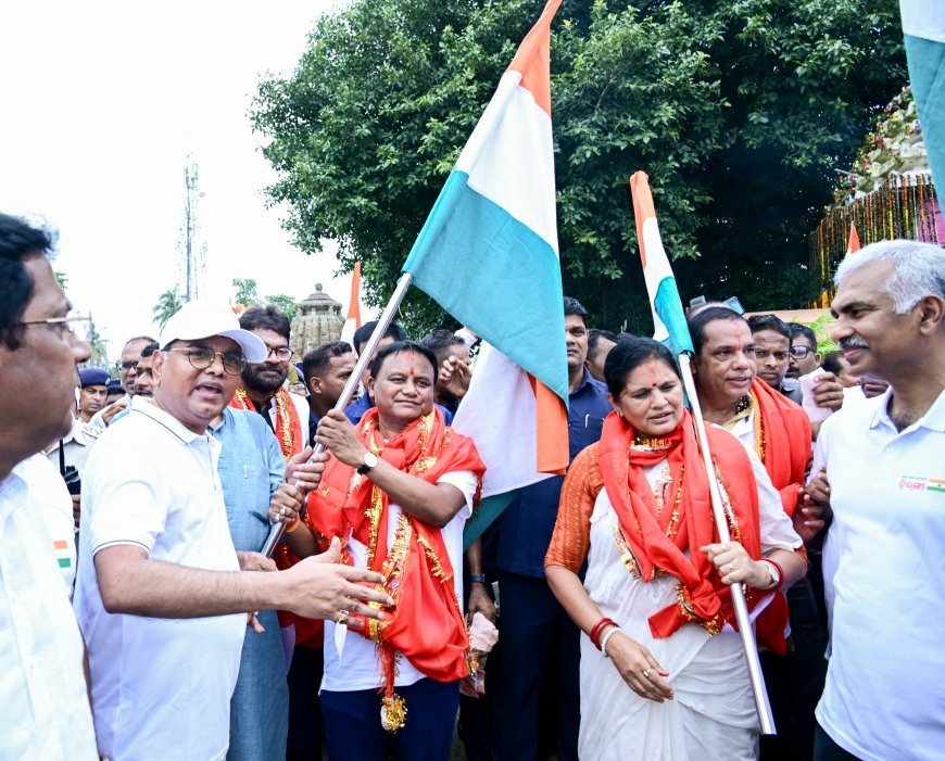 Odisha CM joins Tiranga Yatra, promotes Har Ghar Tiranga campaign