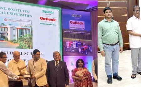SOA’s Institute of Agricultural Sciences wins top award at Outlook Agri-tech Summit