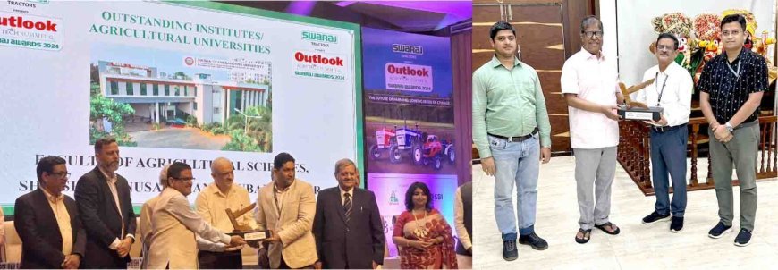 SOA’s Institute of Agricultural Sciences wins top award at Outlook Agri-tech Summit