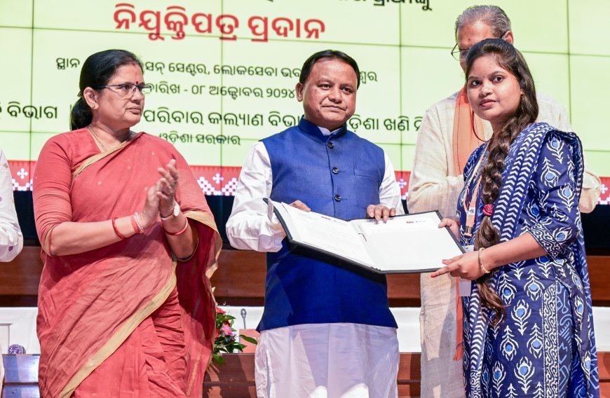 Odisha govt appoints 282 new employees, aims for transparency and service