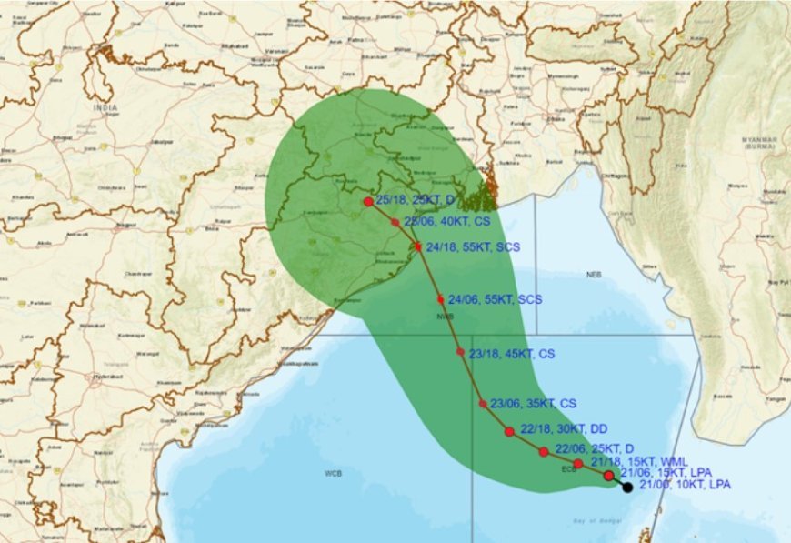 Cyclone 'Dana' likely to bring heavy rains and winds to Odisha by October 24