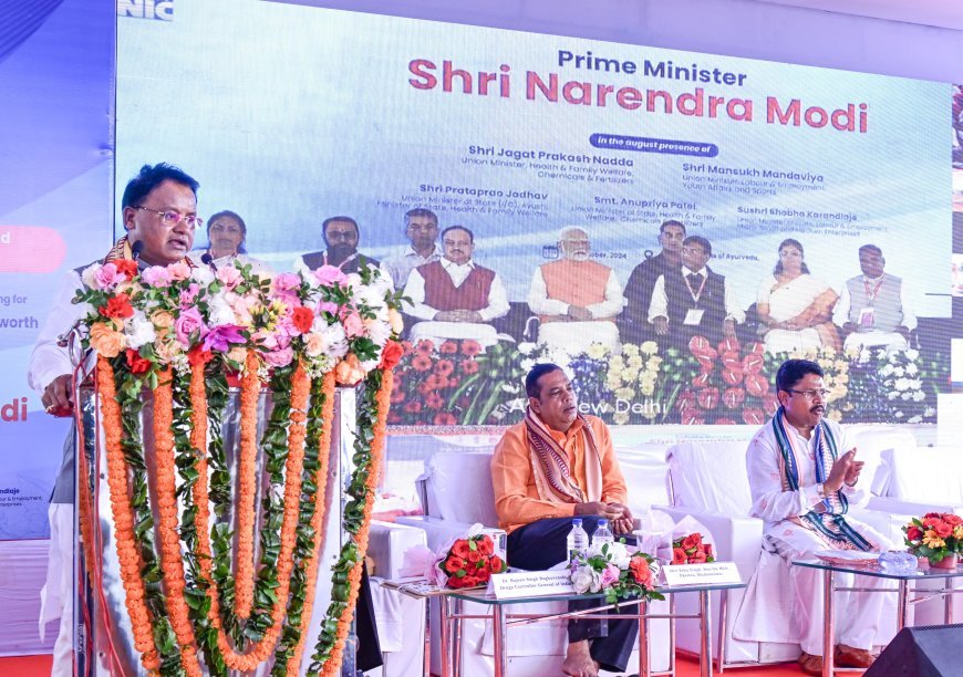 PM Modi lays foundation for Central Research Institute of Yoga and Naturopathy in Odisha