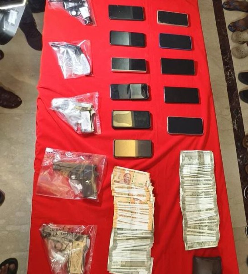 Commissionerate Police seize guns, gold, and cash in major operation