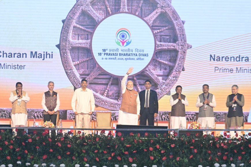 PM Modi inaugurates 18th Pravasi Bharatiya Divas in Bhubaneswar