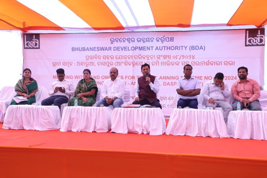 BDA outlines infrastructure plans in Town Planning scheme meeting with landowners