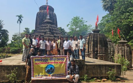 Heritage enthusiasts explore Odisha’s architectural treasures in Jagatsinghpur