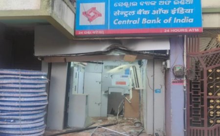 Bold robbery in Odisha: ATM uprooted with JCB, cash stolen in Jharsuguda