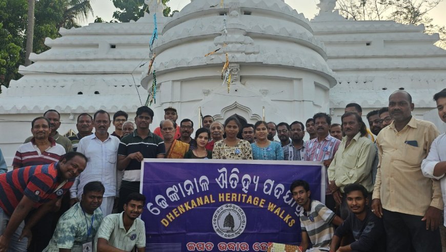 25th Dhenkanal Heritage Walk explores Manipur village and Radhakanta Jew Temple