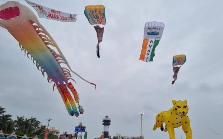 Colorful kite festival lights up Puri beach to celebrate Rath Yatra spirit