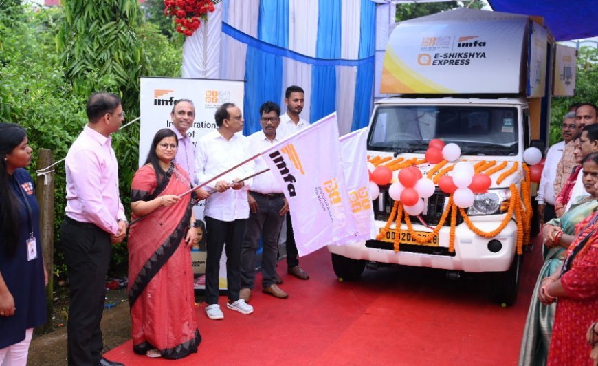 Bansidhar & Ila Panda Foundation launches ‘e-Shikshya Express’ and ‘Kanya Express’ in Kalinganagar