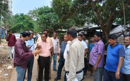 BDA begins demarcation survey for proposed left parallel road; slum families to be enumerated for relocation