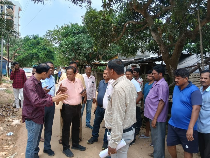 BDA begins demarcation survey for proposed left parallel road; slum families to be enumerated for relocation