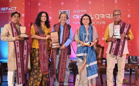 Devdas Chhotray honoured with 46th Sarala Puraskar for short story collection ‘Matinee Show’