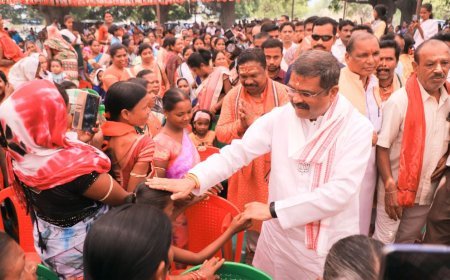 Dharmendra Pradhan rallies support for BJP in Odisha polls, pushes for Modi's third term