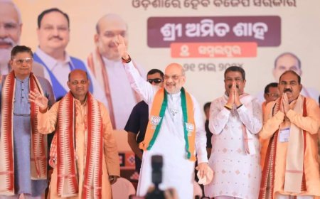 BJP's Amit Shah accuses Naveen Patnaik of undermining Odisha's culture