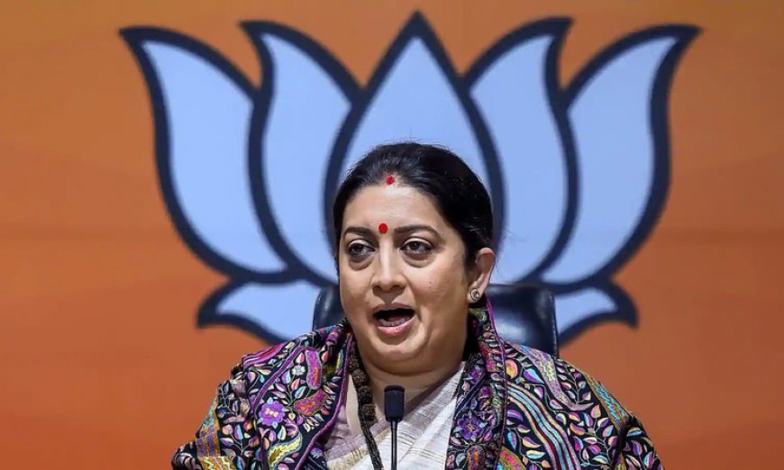 Union Minister Smriti Irani to campaign for BJP in Odisha