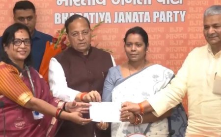 Mamata Mohanta joins BJP a day after resigning from Rajya Sabha and BJD
