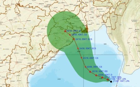 Cyclone 'Dana' likely to bring heavy rains and winds to Odisha by October 24