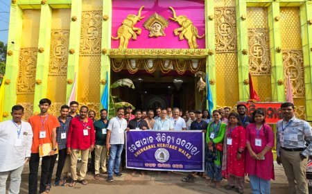 Heritage enthusiasts explore rich traditions at Dhenkanal's Gajalaxmi Puja
