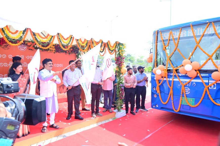 Odisha launches 12 new electric buses and ATVMs to enhance urban mobility