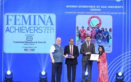 SOA women workforce honored with 'Femina Achievers East' award 2024