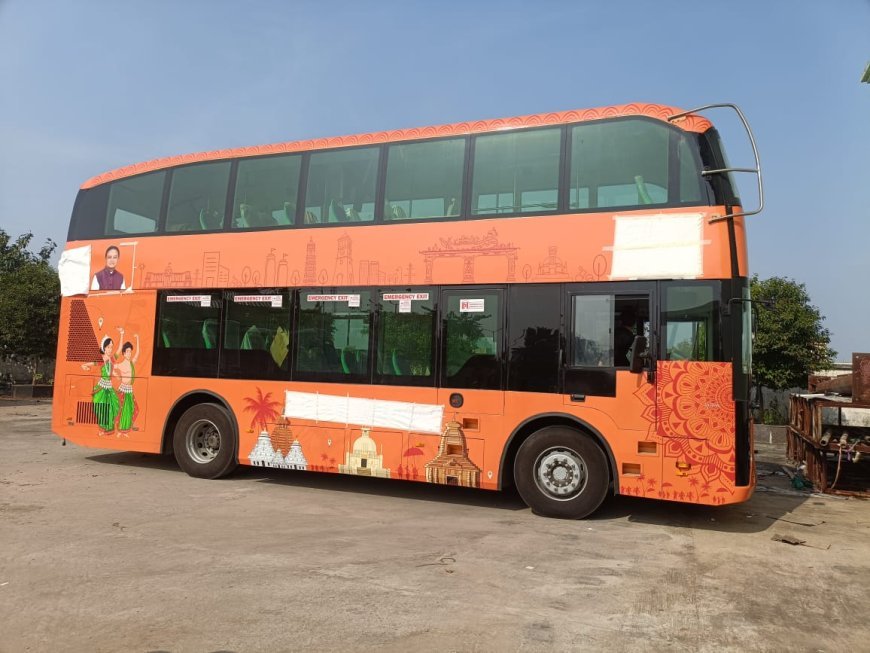 Odisha welcomes new electric double-decker buses ahead of Pravasi Bharatiya Divas