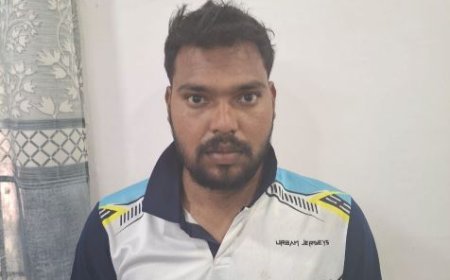 Suspended PEO arrested for embezzling ₹3.26 crore for cricket betting
