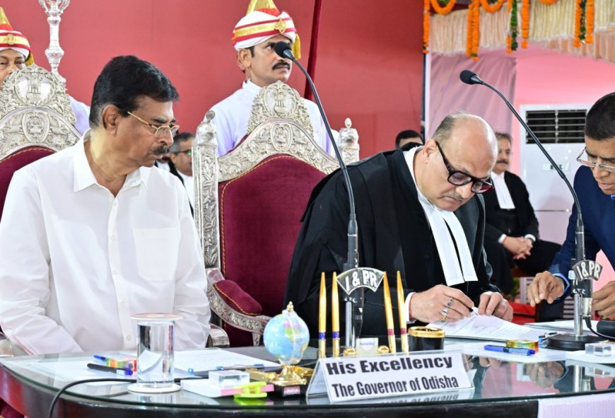 Justice Harish Tandon sworn in as 35th Chief Justice of Orissa High Court