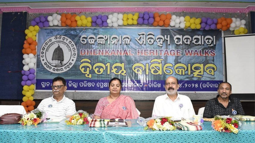 Dhenkanal Heritage Walks marks second anniversary celebrating Odisha’s rich past