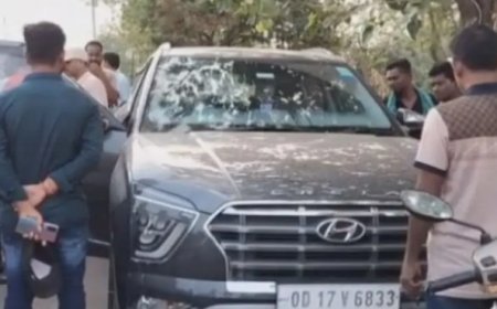 Junior Engineer found dead inside burnt car in Bargarh under mysterious circumstances