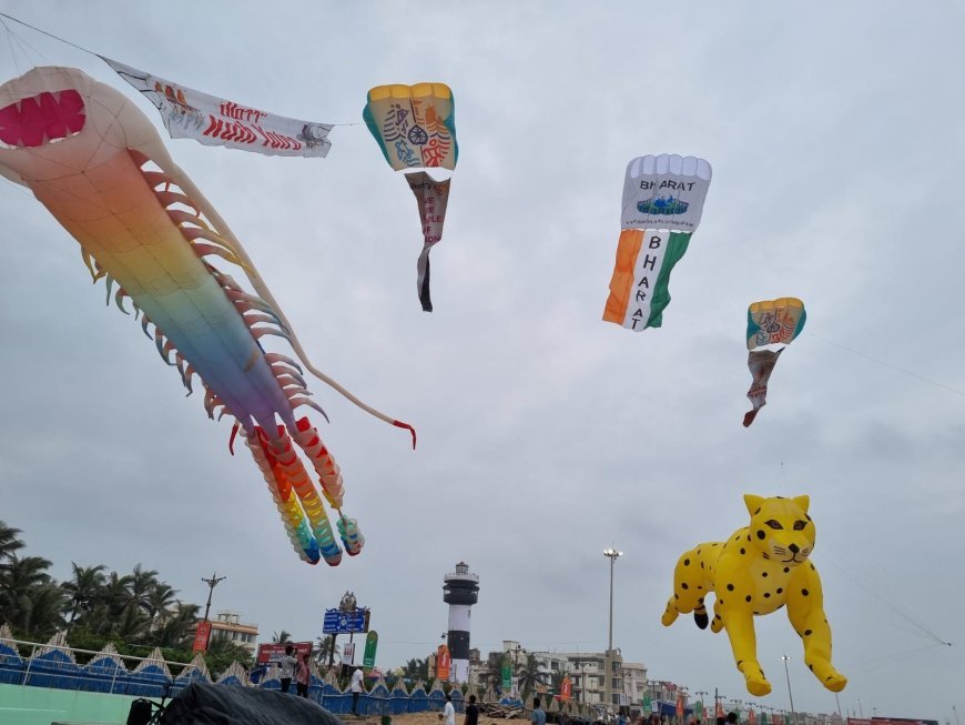 Colorful kite festival lights up Puri beach to celebrate Rath Yatra spirit