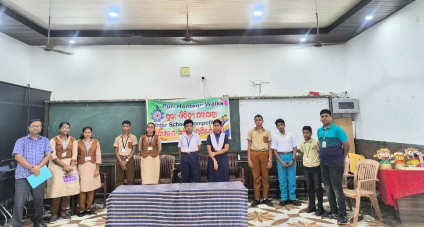 Puri Heritage Walks hosts school competition ahead of first annual day celebration