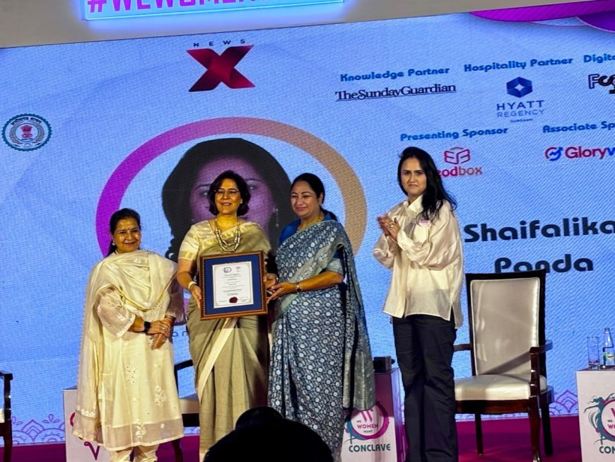 Shaifalika Panda recognised with Shakti Award for empowering women and girls