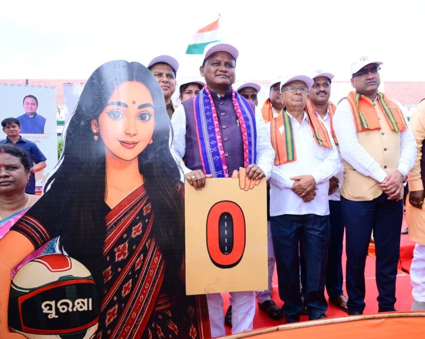 Odisha CM launches ‘Zero Accident Day’ in Keonjhar to promote road safety