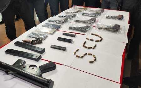 Commissionerate Police bust interstate arms racket; two smugglers arrested with major weapon haul